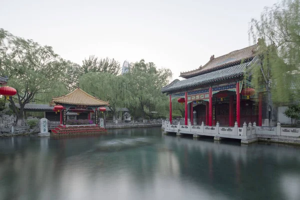 Baotu Baharı Çince Baotu Spring Çin Shandong Eyaletinin Jinan Kentinde — Stok fotoğraf