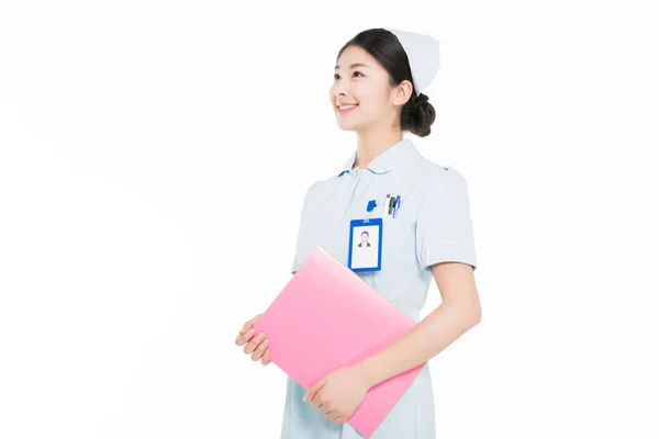 Όμορφη νεαρή νοσοκόμα — Φωτογραφία Αρχείου