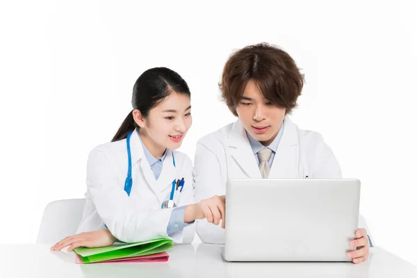 Twee professionele medische deskundigen — Stockfoto