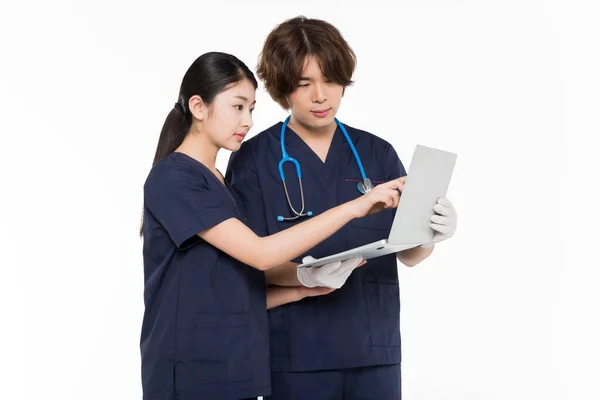 Due esperti medici professionisti — Foto Stock