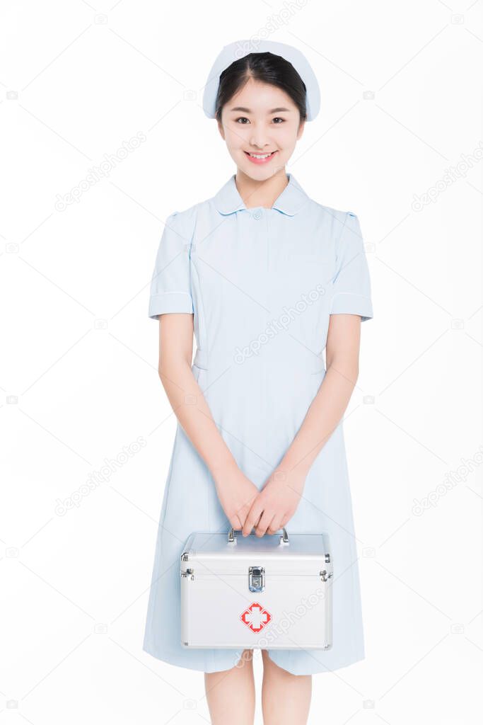 beautiful young female nurse