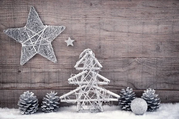 Noel kartı ahşap zemin üzerinde. 