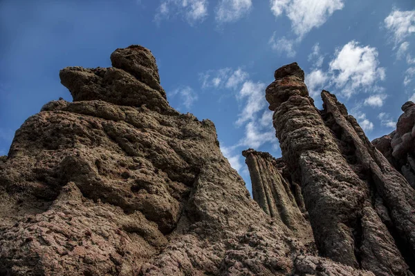 Naturally formed stone pillars that resemble humans, stone dolls Kuklica