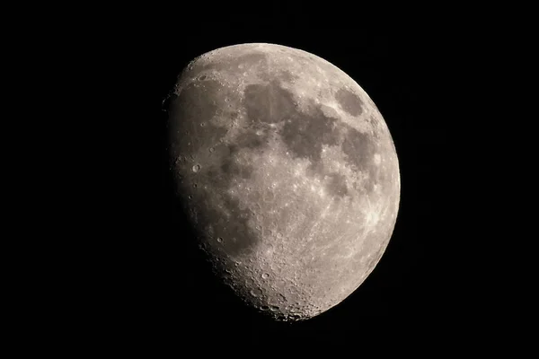 Luna, 02 ago 2017, 9 pm, desde Grecia — Foto de Stock