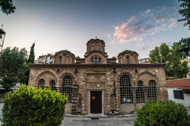 Agiou Dimitriou Street, önden görünüm yakındaki Oniki Havariler