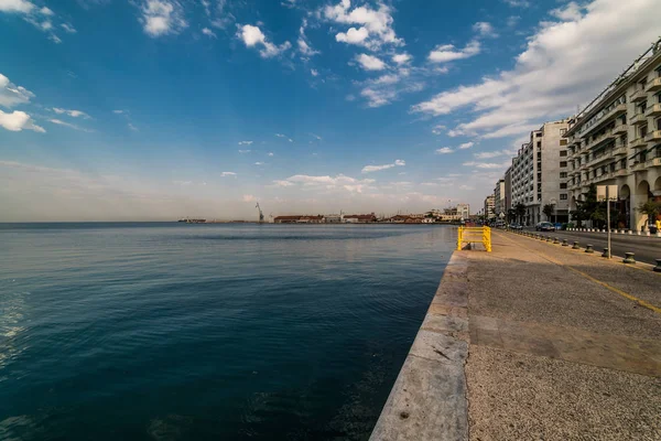 Soluňský přístav ve dne, Řecko — Stock fotografie