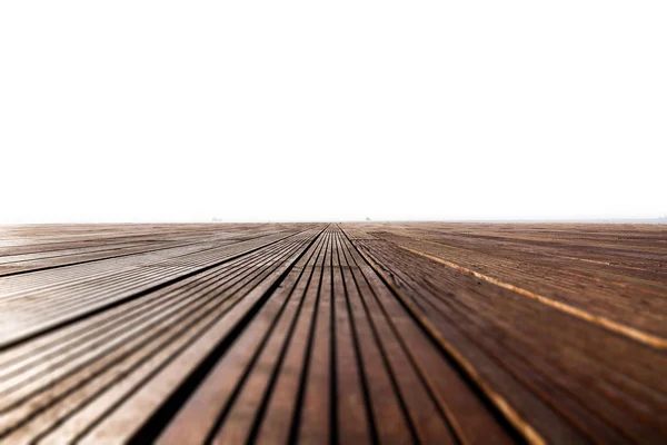 Abstraktes Hintergrundbild mit leerem Holzboden am Hafen in der Nähe — Stockfoto