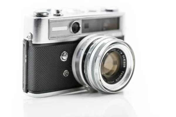 Câmera de filme vintage muito antiga, Studio Shot — Fotografia de Stock