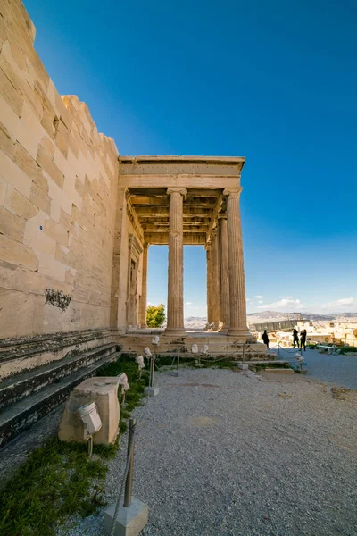 Details at Parthenon Acropolis of Athens Archaeological Place — Stock Photo, Image