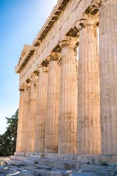 Λεπτομέρειες στο Παρθενώνα Ακρόπολη Αθηνών, αρχαιολογικός χώρος — Φωτογραφία Αρχείου