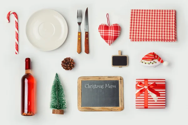 Christmas dinner objects — Stock Photo, Image