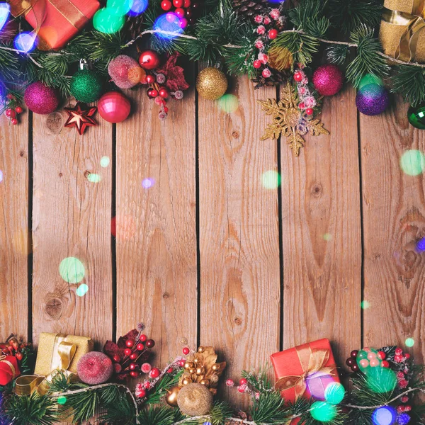 Karácsonyi dekoráció háttér — Stock Fotó