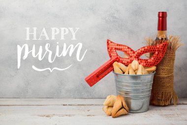 Yahudi tatil purim tebrik kartı 