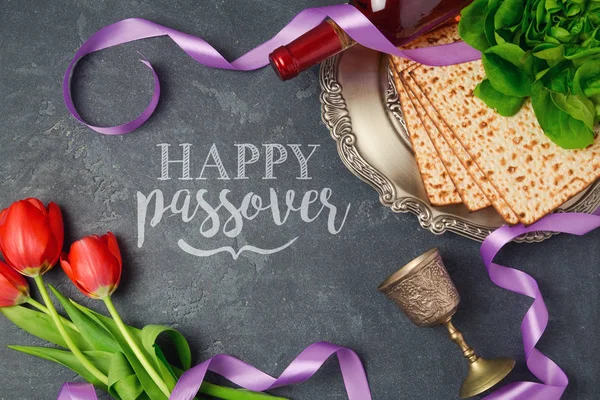 Passover holiday greeting card — Stock Photo, Image