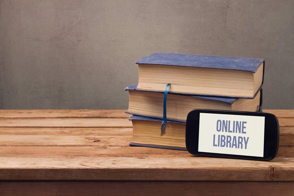 Concepto de biblioteca en línea — Foto de Stock