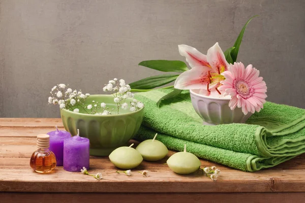 Natuurlijke spa en wellness-concept — Stockfoto