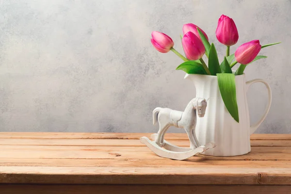 Tulip flowers bouquet — Stock Photo, Image