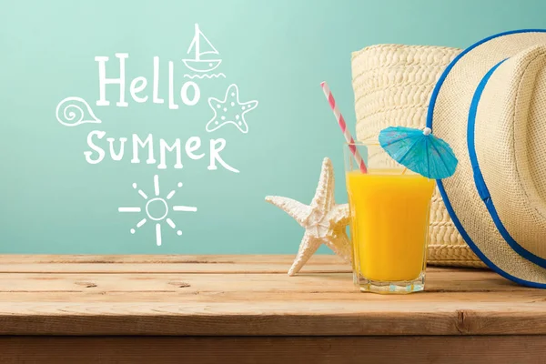 Summer holiday vacation greeting card — Stock Photo, Image