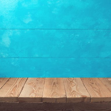 boş ahşap güverte tablo 