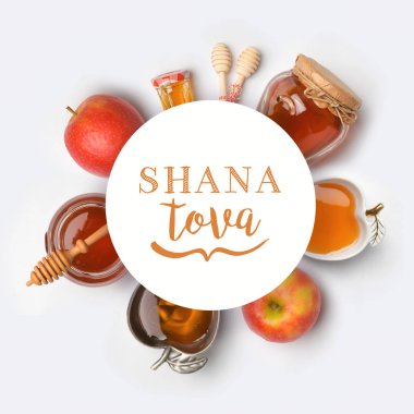 Jewish holiday Rosh Hashana  clipart