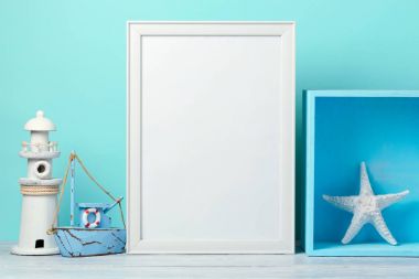 Çerçeve ahşap tablo.