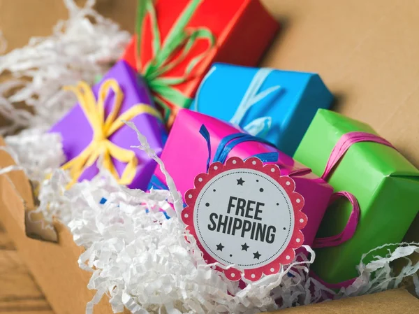 Free shipping concept — Stock Photo, Image