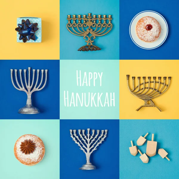 Fiesta judía Hanukkah banner — Foto de Stock