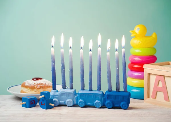 Zsidó ünnep a Hanukkah koncepció — Stock Fotó