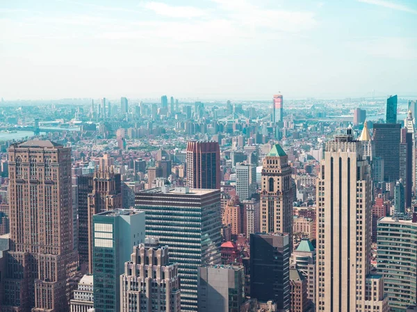 Нью-Йорк Манхеттенський горизонт — стокове фото