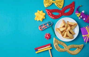 Purim tatil arka plan