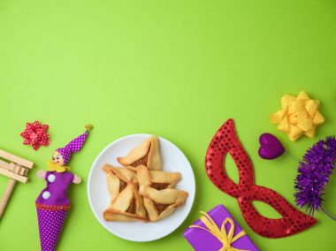 Purim tatil arka plan