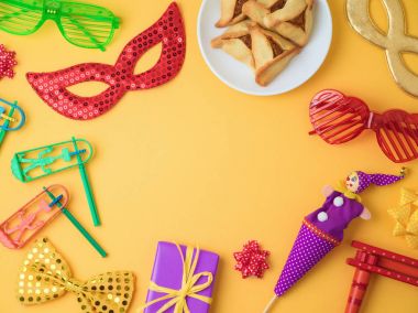 Purim tatil arka plan 