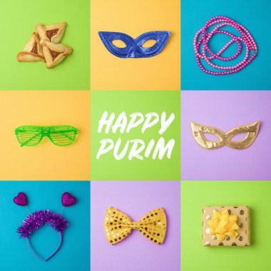 Purim tatil arka plan 