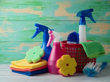 Spring cleaning concept  clipart