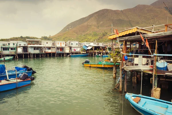 Evler Stilts balıkçı köyü Tai O, Hong Kong