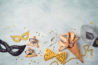 Yahudi bayramı Purim kutlama geçmişi. Yukarıdan üst görünüm