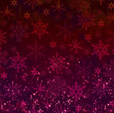 Festival büyülü kar taneleri