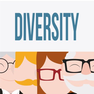 Çeşitlilik resimde beyaz renk arka plan üzerinde