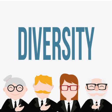 Çeşitlilik resimde beyaz renk arka plan üzerinde