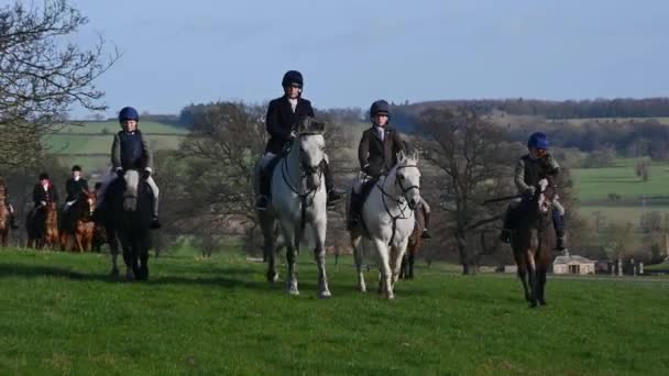 Aske Hall Richmond North Yorkshire Storbritannien Februari 2020 Långsam Zoom — Stockvideo