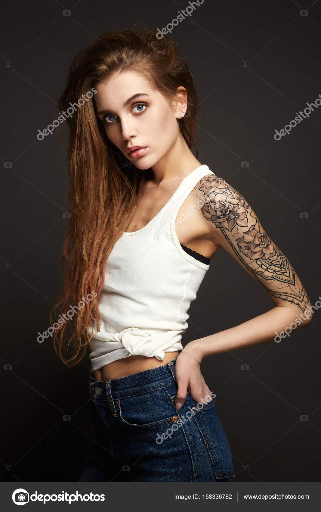 Hot Tattooed Blonde Hot Tattooed Blonde