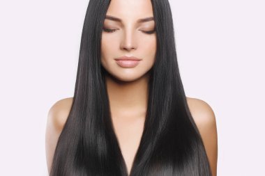 Güzellik kız saç parlayan ile