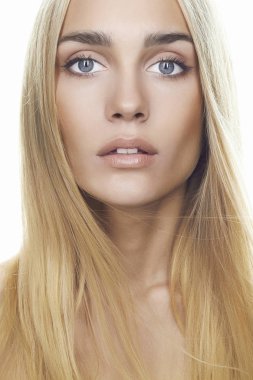 beautful genç kadın yüzü