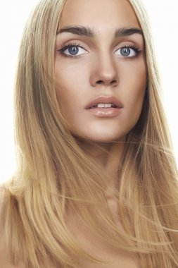 beautful genç kadın yüzü