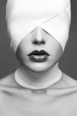 bandaj kadında Cadılar Bayramı