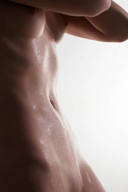 kusursuz bir beden ile genç kadın