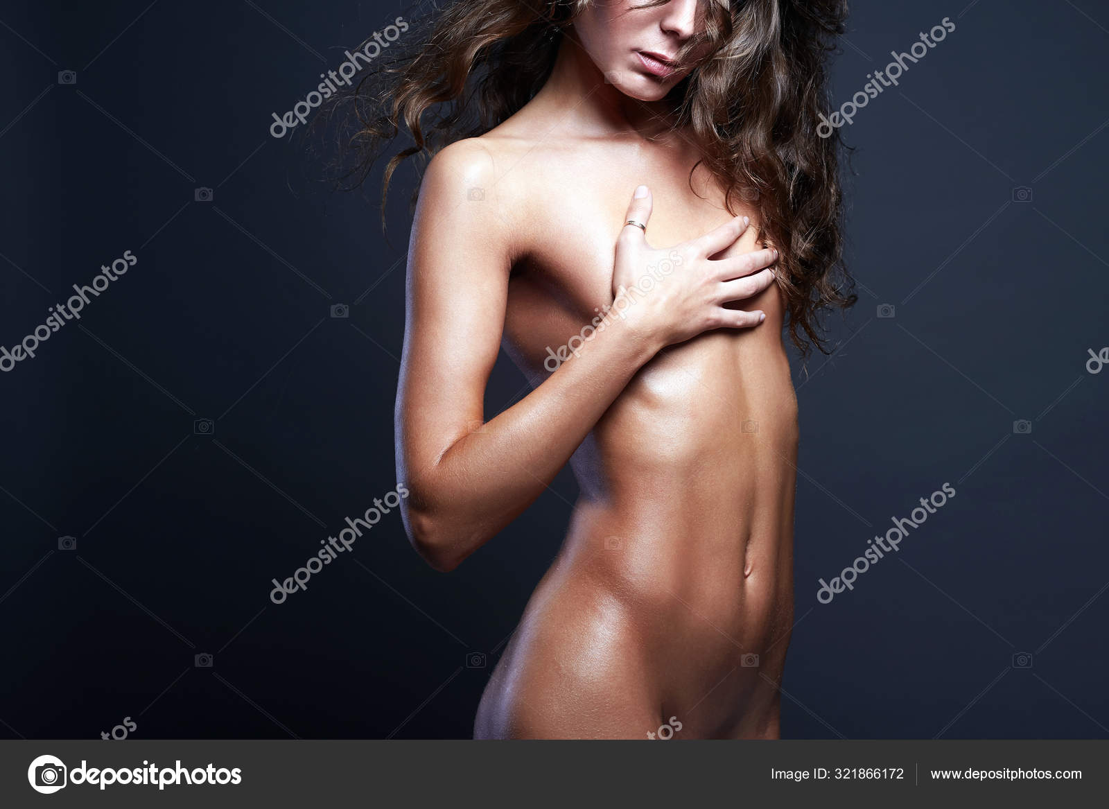 Sensual Nude sexy Beautiful young Woman Stock Photo by ©EugenePartyzan  321866172