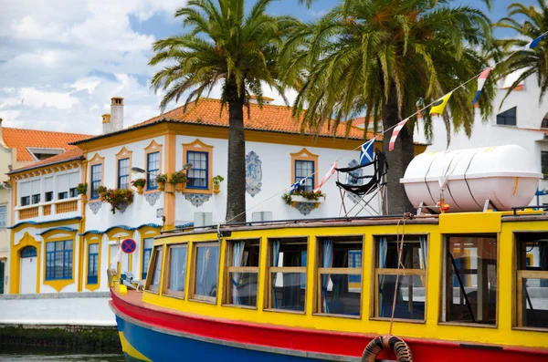 Portugal Aveiro Zomer Klein Venetië Van Portugal Vouga Rivier Portugal — Stockfoto