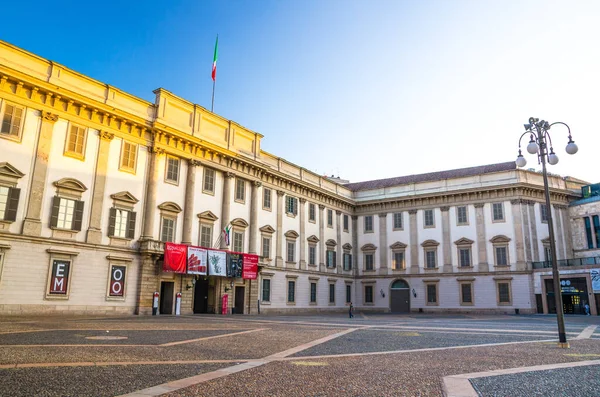 Μιλάνο Ιταλία Σεπτεμβρίου 2018 Κτίριο Royal Palace Palazzo Reale Στην — Φωτογραφία Αρχείου