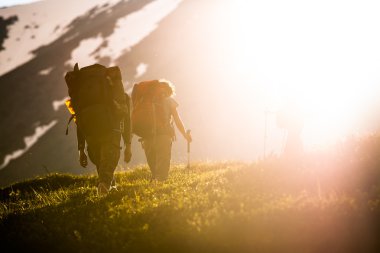 Gençler Altay Dağları, Rusya'nın dağlık bölgelerde hiking